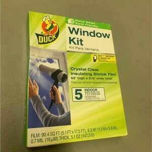 Duck Window Kit with Insulating Shrink Film